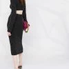 Fendi high-waisted knit pencil skirt