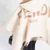 Best deal β€οΈ Fendi Fringed hooded poncho capes of women π 10 Fendi fringed hooded poncho