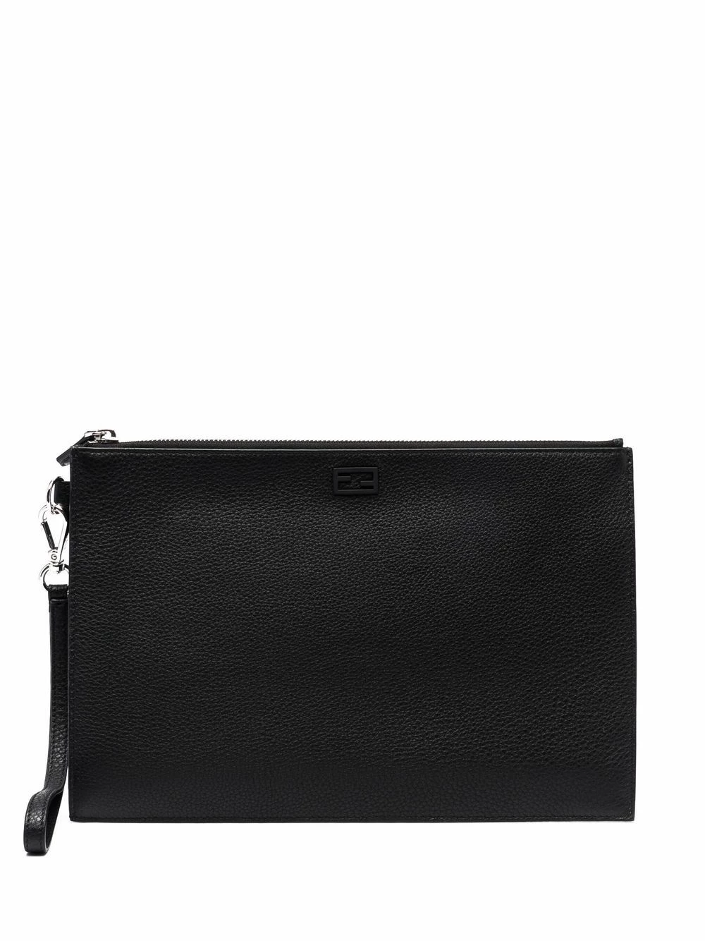 Outlet π Fendi Embossed logo clutch bag clutch bags of men π 3 Fendi embossed-logo clutch bag