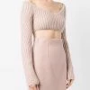 Fendi ribbed-knit cropped jumper