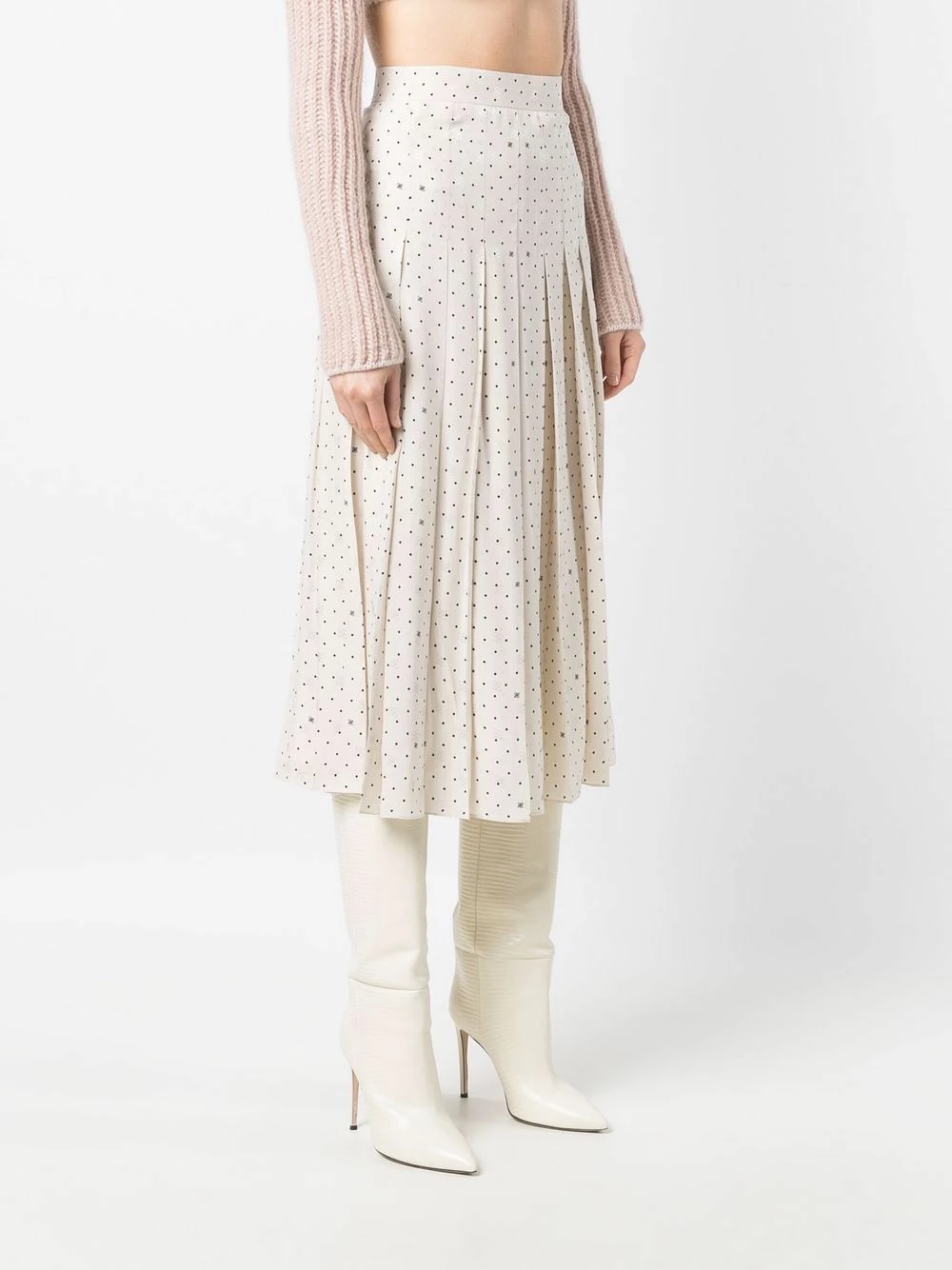 Cheapest π₯ Fendi Karligraphy pleated silk π skirt pleated π skirts of women π€© 5 Fendi Karligraphy pleated silk skirt