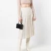 Cheapest π₯ Fendi Karligraphy pleated silk π skirt pleated π skirts of women π€© 8 Fendi Karligraphy pleated silk skirt