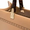 Fendi Sunshine logo-debossed leather tote