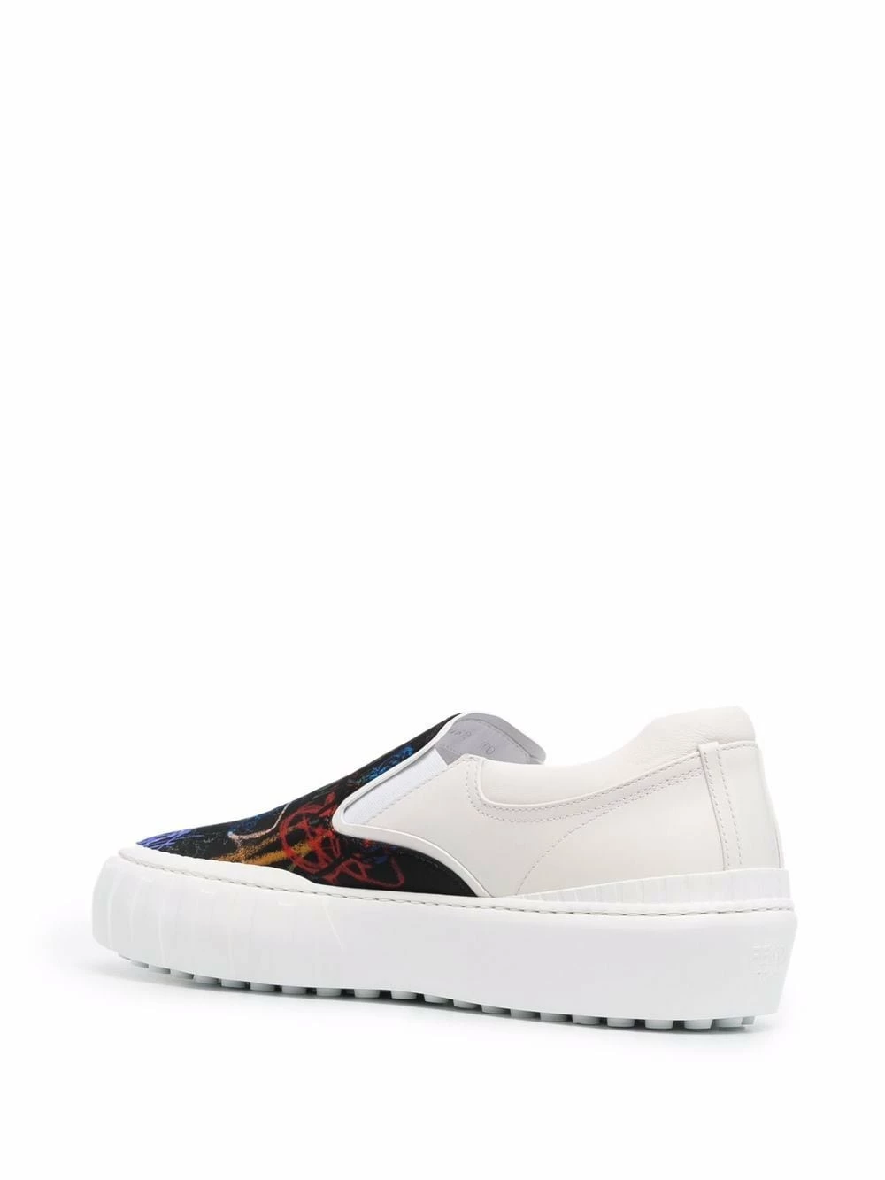 Promo π Fendi X Noel Fielding abstract logo print π sneakers slip-on of men β¨ 5 Fendi x Noel Fielding abstract logo-print sneakers