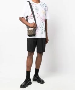 Fendi x Noel Fielding logo-embroidered short-sleeve T-shirt