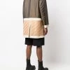 Fendi reversible panelled coat