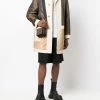Fendi reversible panelled coat