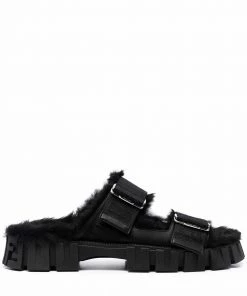 Fendi FF-logo print sandals