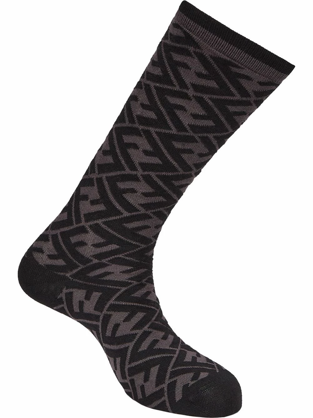 Cheapest βοΈ Fendi FF logo mid calf 𧦠socks of men π 2 Fendi FF logo mid-calf socks