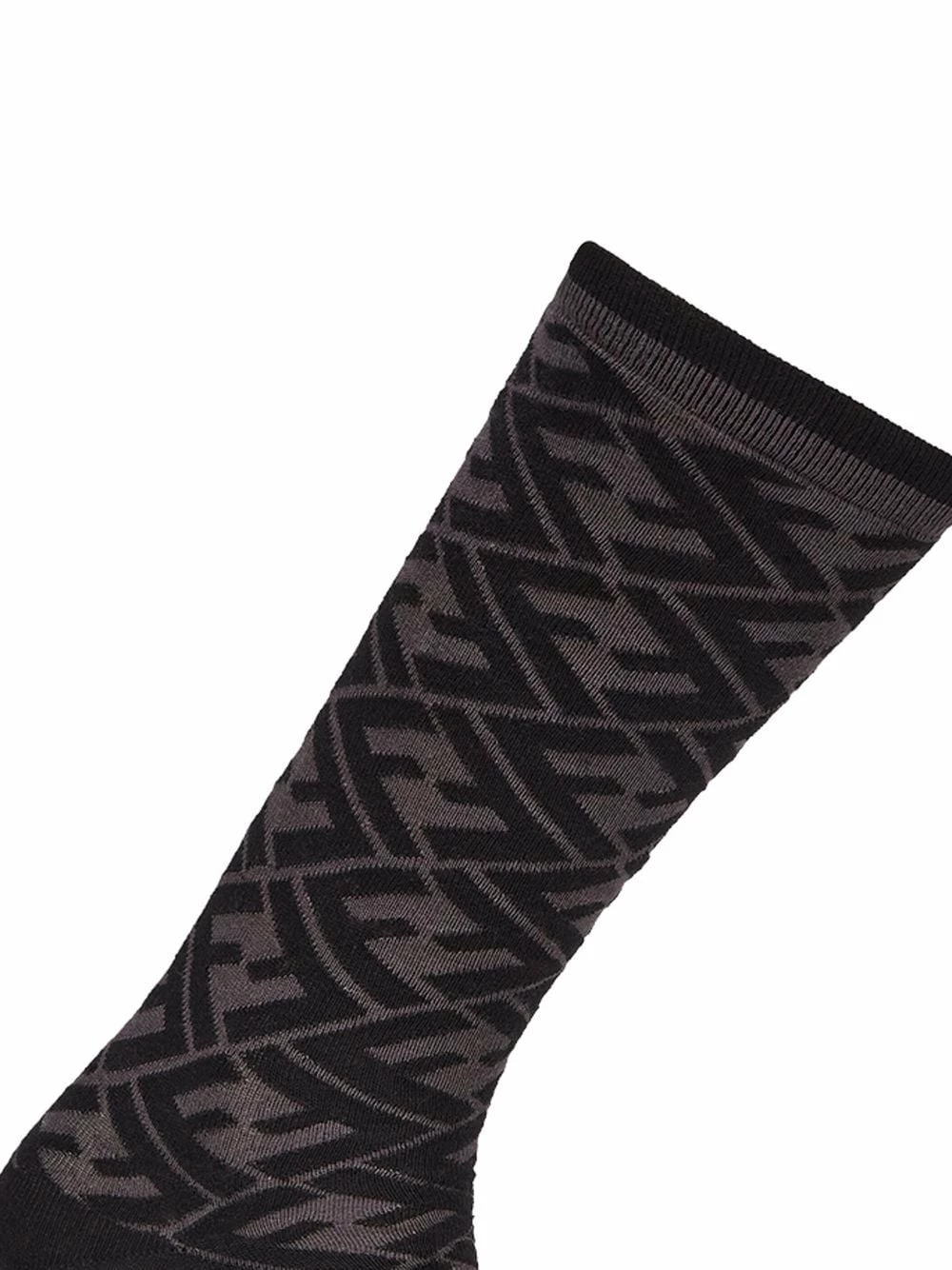 Cheapest βοΈ Fendi FF logo mid calf 𧦠socks of men π 3 Fendi FF logo mid-calf socks