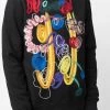 Fendi scribble-embroidery sweatshirt