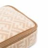 Fendi FF logo-print clutch bag