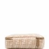 Fendi FF logo-print clutch bag