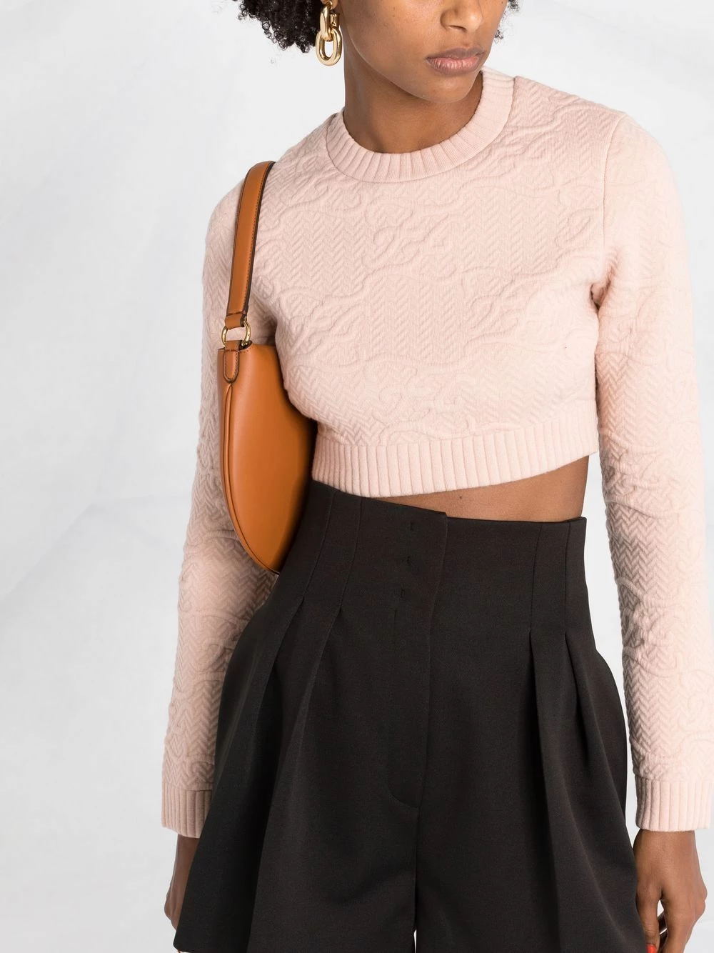 Flash Sale π Fendi Karligraphy cropped jumper knitted sweaters of women βοΈ 7 Fendi Karligraphy cropped jumper