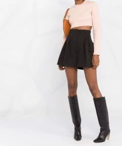 Fendi Karligraphy cropped jumper