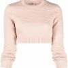 Fendi Karligraphy cropped jumper
