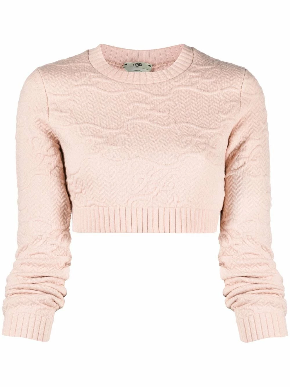 Flash Sale π Fendi Karligraphy cropped jumper knitted sweaters of women βοΈ 3 Fendi Karligraphy cropped jumper