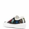 Fendi neon logo-print trainers