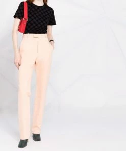 Fendi monogram-print short-sleeved T-shirt