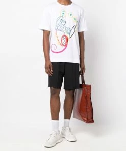 Fendi x Noel Fielding logo-lettering T-shirt