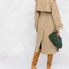Fendi belted-waist double-breasted coat