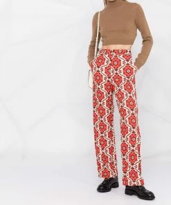 Fendi cropped roll-neck jumper