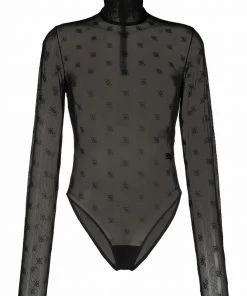 Fendi FF-motif high-neck bodysuit