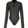 Fendi FF-motif high-neck bodysuit