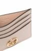 Fendi logo-plaque grained leather cardholder