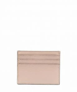 Fendi logo-plaque grained leather cardholder