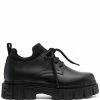 Fendi force lugged plain toe Oxford shoes