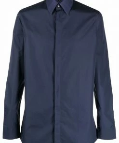 Fendi long-sleeve button-fastening shirt