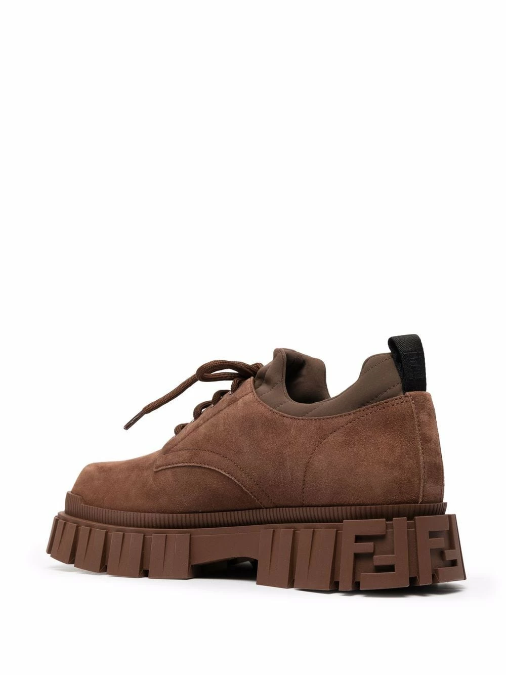 Hot Sale π₯ Fendi FF motif suede lace up π shoes lace-up π shoes of men π₯ 5 Fendi FF motif suede lace-up shoes