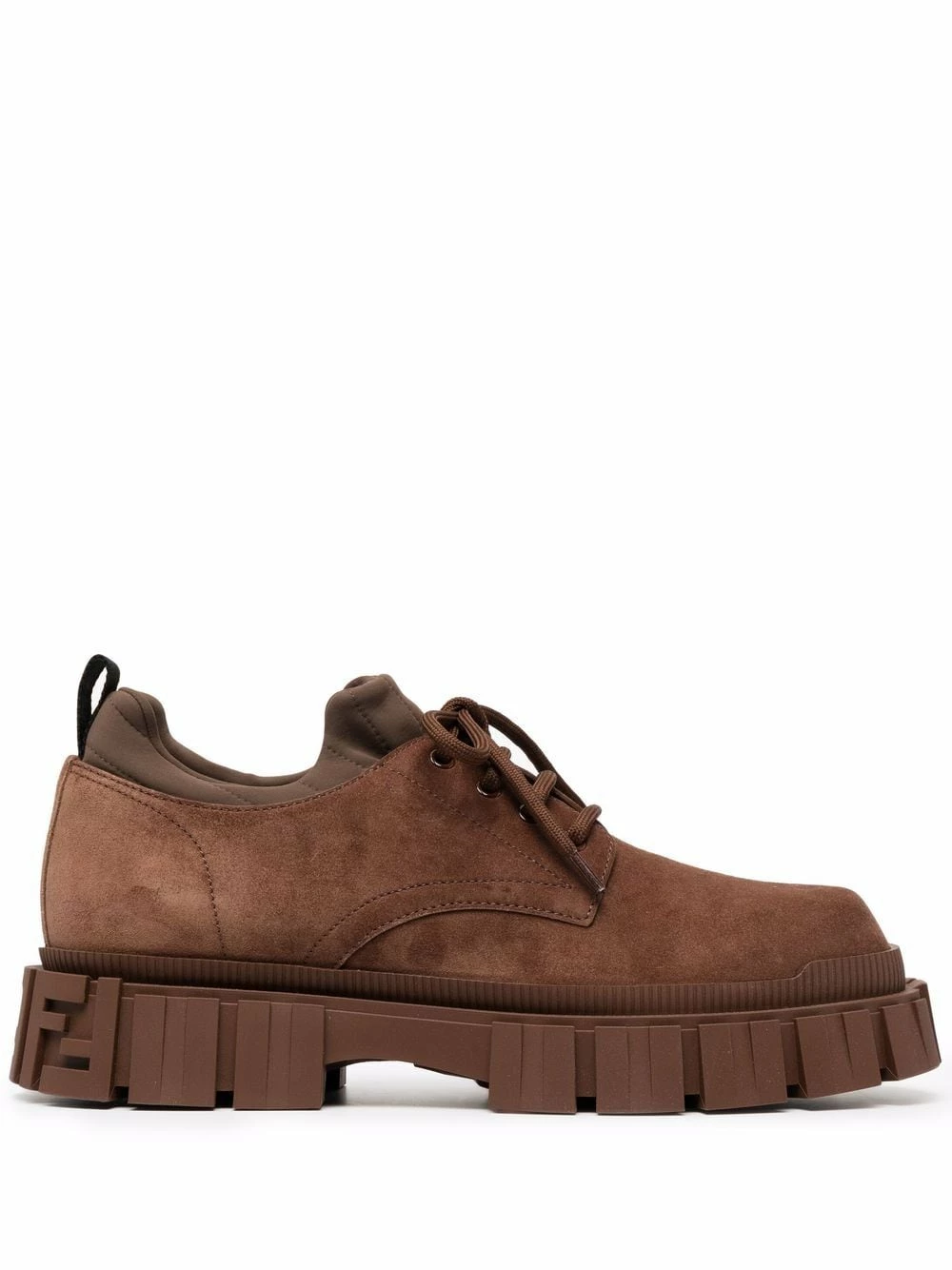 Hot Sale π₯ Fendi FF motif suede lace up π shoes lace-up π shoes of men π₯ 3 Fendi FF motif suede lace-up shoes