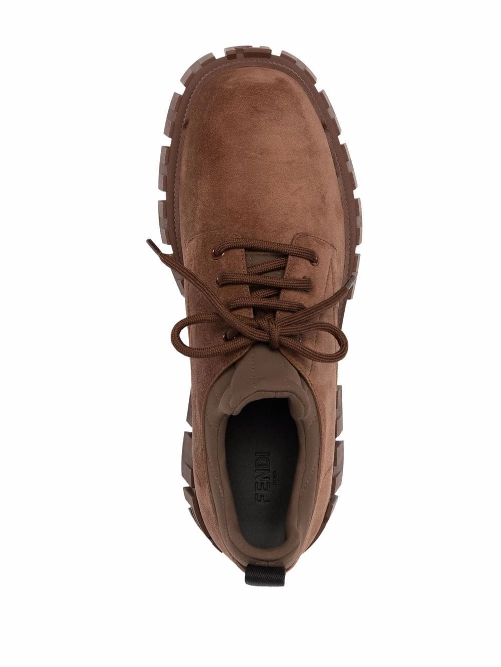 Hot Sale π₯ Fendi FF motif suede lace up π shoes lace-up π shoes of men π₯ 6 Fendi FF motif suede lace-up shoes