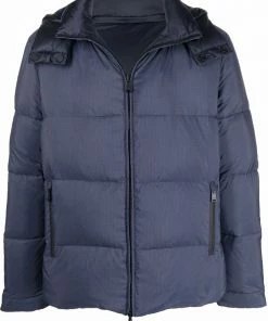 Fendi padded zip-up down coat