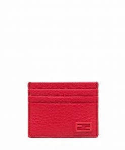 Fendi logo-plaque cardholder