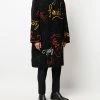 Fendi all over logo-print shearling coat