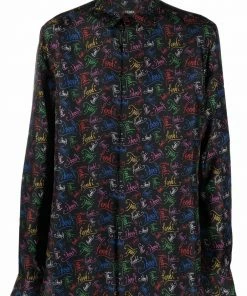 Fendi x Noel Fielding button-front shirt