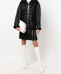 Fendi monogram biker jacket