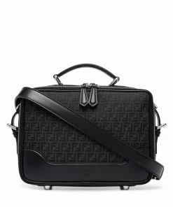 Fendi monogram-pattern tote bag