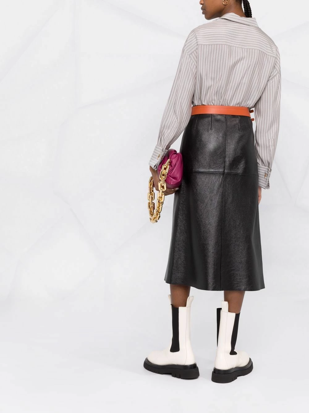 Cheap π Fendi Pinstriped classic collar π shirt π shirts of women 𧨠8 Fendi pinstriped classic collar shirt