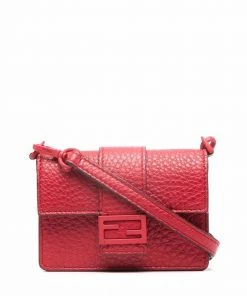 Fendi FF-plaque wallet bag