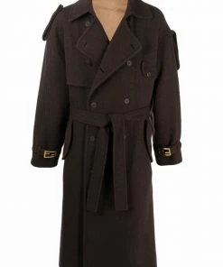 Fendi double-breasted trench coat