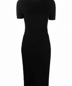 Fendi panelled fitted dress