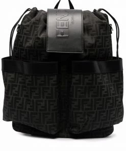 Fendi monogram pattern backpack