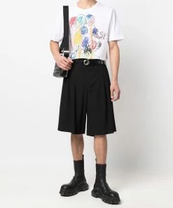 Fendi graphic-print cotton T-shirt