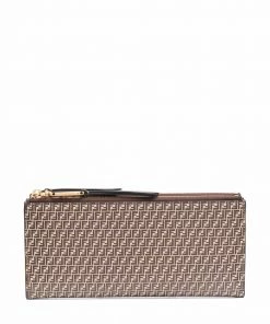 Fendi FF-pattern continental wallet