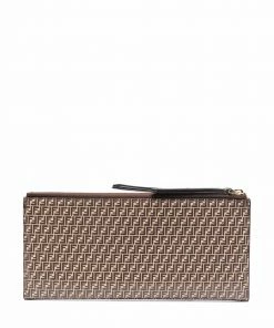 Fendi FF-pattern continental wallet