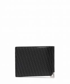 Fendi micro FF-print embossed cardholder